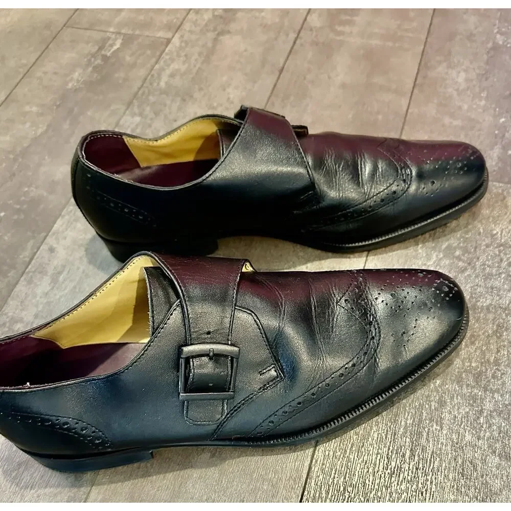 M&S Leather Monk Strap Brogues from the Marks & Spencer